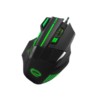 Wolf Gaming mouse ενσύρματο μαύρο/πράσινο 7 Keys 2400dpi EGM201 | Gaming | elabstore.gr