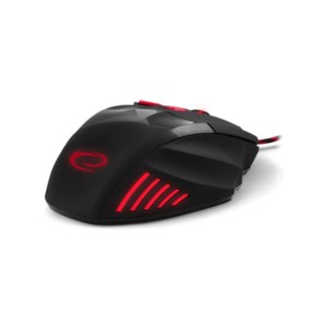 Wolf Gaming mouse ενσύρματο μαύρο/κόκκινο 7 Keys 2400dpi EGM201R | Gaming | elabstore.gr