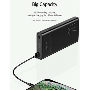 USAMS power bank PB14 20000mAh, 2x output, 2.1A, μαύρο | eLabstore.gr USAMS power bank PB14 20000mAh, 2x output, 2.1A, μαύρο | Αξεσουάρ κινητών | elabstore.gr