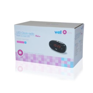 Well  Ξυπνητήρι ρολόι με ραδιόφωνο CLOCK-DESK-RELAX-WL CLOCK-DESK-RELAX-WL | Οικιακά είδη | elabstore.gr