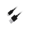 Καλώδιο Micro USB 2.0 1m Fabric braided μαύρο | eLabstore.gr Καλώδιο Micro USB 2.0 1m Fabric braided μαύρο | Περιφερειακά | elabstore.gr