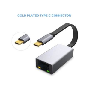 Adaptor HQ USB Type C to RJ45 1000Mbps Platinet | Πληροφορικής | elabstore.gr