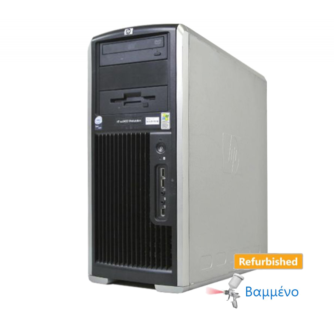 HP Workstation xw8400 Tower 2 x Xeon 5150/4GB/250GB/ATI 256MB/DVD-RW Grade A Refurbised | eLabstore.gr HP xw8400 Tower 2xXeon 5150/4GB DDR2/250GB/ATI 256MB/DVD-RW Grade A Workstation Ref.PC | Refurbished | elabstore.gr