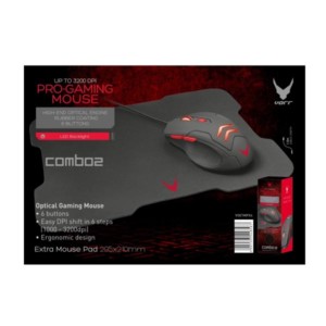 Varr Gaming set mouse1000-3200dpi & mousepad 295x210mm VSETMPX4 | Gaming | elabstore.gr