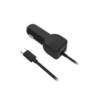 Universal  1xUSB 2.4A 1xUSB-C 1A Car Charger C224BK Well PSUP-USB-CC224BK-WL | Περιφερειακά | elabstore.gr