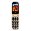 Κινητό NSP 2300DS Flip 2.4" Dual Sim Χρυσό | Κινητά Τηλέφωνα | elabstore.gr