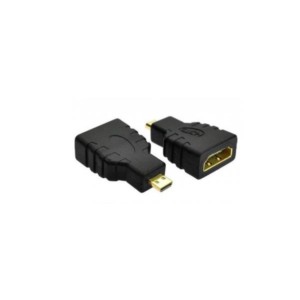 Adaptor HDMI θυληκό σε MICRO HDMI αρσενικό Χρυσό Well ADAPT-HDMIF/UHDMIM-W | Αξεσουάρ | elabstore.gr