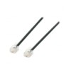 Καλώδιο Well 3M Μαύρο Σύνδεσης Rj11 6p4c TEL-0012-3BK-WL | Δικτυακά & Τηλεφωνίας | elabstore.gr