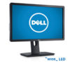 Used Monitor P2210f LED/Dell/22/1920x1080/wide/Black/D-SUB & DVI-D & Display Port & USB | Refurbished | elabstore.gr