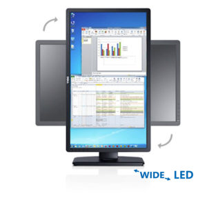 Used Monitor P2210f LED/Dell/22/1920x1080/wide/Black/D-SUB & DVI-D & Display Port & USB | Refurbished | elabstore.gr