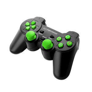 Gamepad EGG102G PC USB WARRIOR BLACK/GREEN | Gaming | elabstore.gr