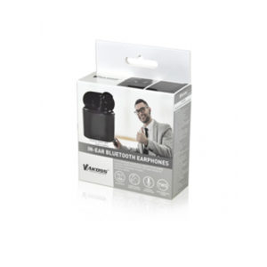 Ακουστικό In-ear Bluetooth earphones w/Docking Station Μαύρο Vakoss SK-830BK | Περιφερειακά | elabstore.gr