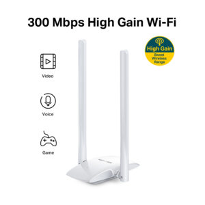 MERCUSYS 300Mbps High Gian USB Adapter MW300UH | Δικτυακά & Smart Home | elabstore.gr