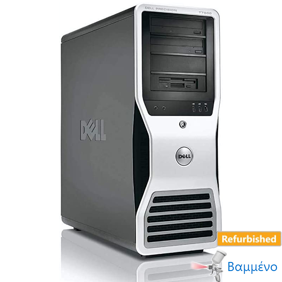Dell T7500 Tower Xeon 2xX5650/24GB DDR3/1TB/Nvidia 3GB/DVD Grade A Workstation Ref. PC | eLabstore.gr Dell T7500 Tower Xeon 2xX5650/24GB DDR3/1TB/Nvidia 3GB/DVD Grade A Workstation Ref. PC | Refurbished | elabstore.gr