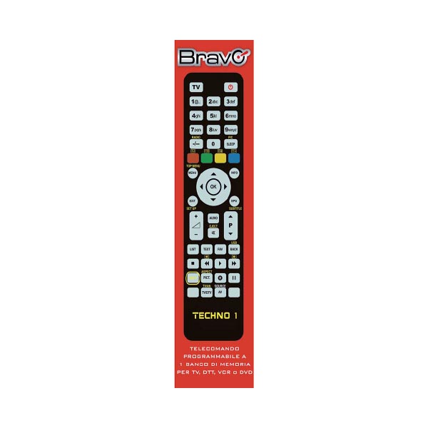 TECHNO1 Τηλεχειριστήριο προγραμματιζόμενο BRAVO | eLabstore.gr TECHNO1 Τηλεχειριστήριο προγραμματιζόμενο BRAVO | Αξεσουάρ &Περιφερειακά TV | elabstore.gr