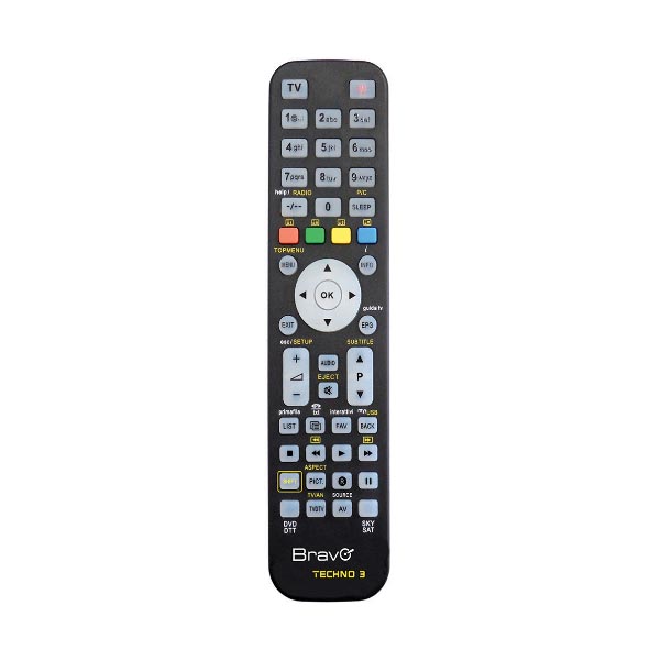TECHNO3 Τηλεχειριστήριο προγραμματιζόμενο BRAVO | eLabstore.gr TECHNO3 Τηλεχειριστήριο προγραμματιζόμενο BRAVO | Αξεσουάρ &Περιφερειακά TV | elabstore.gr