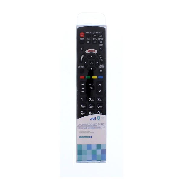 Τηλεχειριστήριο συμβατό PANASONIC Well RC-UNIV-PANASONIC-WL | eLabstore.gr Τηλεχειριστήριο συμβατό PANASONIC Well RC-UNIV-PANASONIC-WL | Αξεσουάρ &Περιφερειακά TV | elabstore.gr