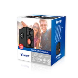 Ηχείο Bluetooth 4.2+EDR 15W Boombox Vakoss SP-2920BK | eLabstore.gr Ηχείο Bluetooth 4.2+EDR 15W Boombox Vakoss SP-2920BK | Περιφερειακά | elabstore.gr