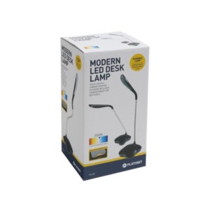 PLATINET Led φωτιστικό γραφείου 4.5W Μαύρο PDL02B | Φωτισμός | elabstore.gr