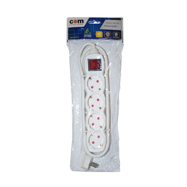 Πολύπριζα 4θ Με Διακόπτη 5M,3g1,5 COM | eLabstore.gr Πολύπριζα 4θ Με Διακόπτη 5M,3g1,5 COM | Ηλεκτρολογικά | elabstore.gr