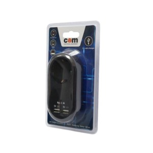 Αντάπτορας Φορτιστής 2xUSB/2.4Α μαύρο COM | eLabstore.gr Αντάπτορας Φορτιστής 2xUSB/2.4Α μαύρο COM | Ηλεκτρολογικά | elabstore.gr