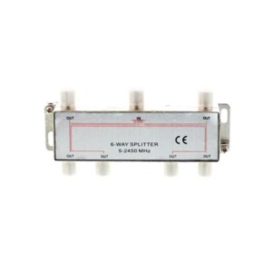 Διακλαδωτής CLA6S 1 ΠΡΟΣ 6  (5-2400Μhz) Well CLA6S,SPLT-FC/6-ST-WL | Συστήματα Λήψης | elabstore.gr