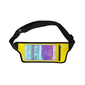 Sport θήκη μέσης για smartphones, κάρτες και κλειδιά κίτρινο X-P3781Y X-zero | Αξεσουάρ | elabstore.gr