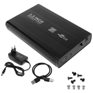 Enclosure αλουμινίου 3,5" SATA USB2.0 | eLabstore.gr Enclosure αλουμινίου 3,5 SATA USB2.0 | Περιφερειακά | elabstore.gr