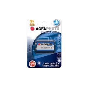 AGFA 9V 6LR61 1τεμ Αλκαλική Μπαταρία | Μπαταρίες | elabstore.gr