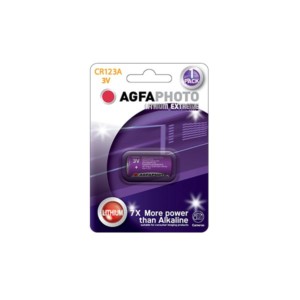 AGFA CR123A 3V 1τεμ Λιθίου Μπαταρία | Μπαταρίες | elabstore.gr