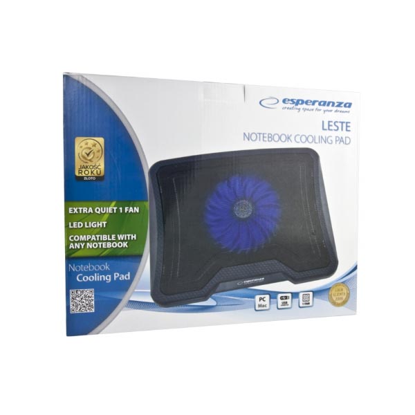 Esperanza Cooling Pad For laptop έως 15.6" μαύρο EA143 | eLabstore.gr Esperanza Cooling Pad For laptop έως 15.6 μαύρο EA143 | Αξεσουάρ | elabstore.gr