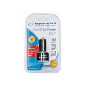 Universal 2 USB Port 5V/1A Car Charger | Περιφερειακά | elabstore.gr