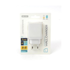 Universal Fast Wall Changer 1xUSB 5V/3A OC 3.0 & 2xUSB 5V/2.1A 18W | Περιφερειακά | elabstore.gr
