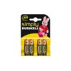DURACELL  ALC LR6  AA 4τεμ Αλκαλική Μπαταρία | Μπαταρίες | elabstore.gr