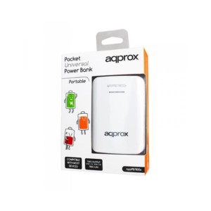 Φορητός Φορτιστής Approx 7800mA Power Bank άσπρο | eLabstore.gr Φορητός Φορτιστής Approx 7800mA Power Bank άσπρο | Περιφερειακά | elabstore.gr