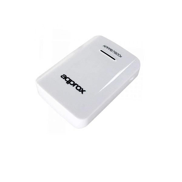 Φορητός Φορτιστής Approx 7800mA Power Bank άσπρο | eLabstore.gr Φορητός Φορτιστής Approx 7800mA Power Bank άσπρο | Περιφερειακά | elabstore.gr