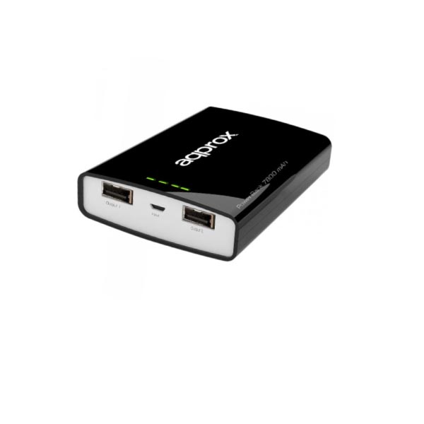 Φορητός Φορτιστής Approx 7800mA Power Bank μαύρο | eLabstore.gr Φορητός Φορτιστής Approx 7800mA Power Bank μαύρο | Περιφερειακά | elabstore.gr