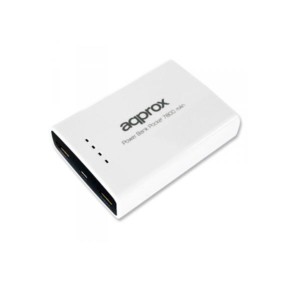 Φορητός Φορτιστής Approx 7800mA Power Bank λευκό | eLabstore.gr Φορητός Φορτιστής Approx 7800mA Power Bank λευκό | Περιφερειακά | elabstore.gr