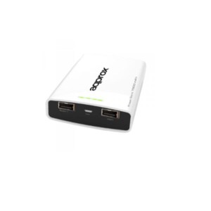 Φορητός Φορτιστής Approx 7800mA Power Bank λευκό | Περιφερειακά | elabstore.gr