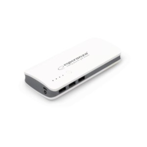 Φορητός Φορτιστής 8000mA Power Bank άσπρο/γκρι | Περιφερειακά | elabstore.gr