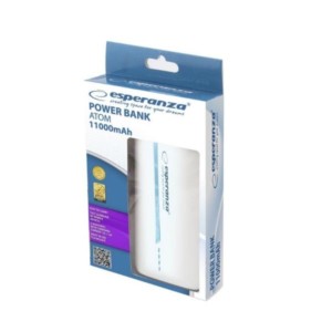 Φορητός Φορτιστής 11000mA Power Bank άσπρο/μπλε | eLabstore.gr Φορητός Φορτιστής 11000mA Power Bank άσπρο/μπλε | Περιφερειακά | elabstore.gr