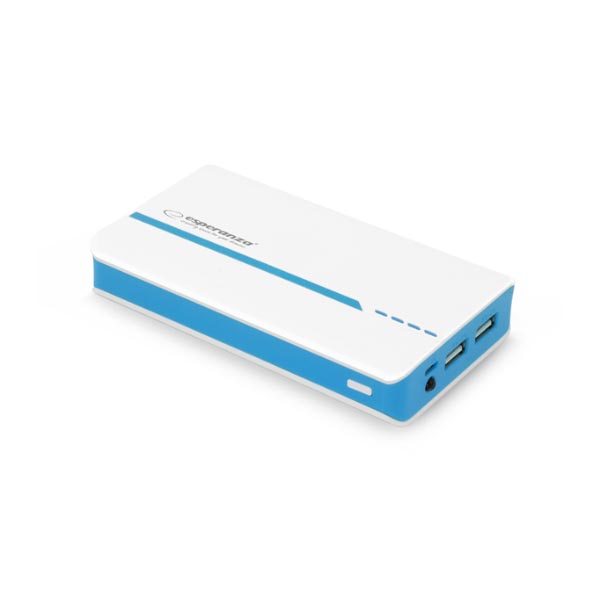 Φορητός Φορτιστής 11000mA Power Bank άσπρο/μπλε | eLabstore.gr Φορητός Φορτιστής 11000mA Power Bank άσπρο/μπλε | Περιφερειακά | elabstore.gr