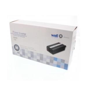 POWER INVERTER 600W Well 12V DC TO 220V AC PSUP-INV/U-12V600W/02-WL | Τροφοδοτικά | elabstore.gr