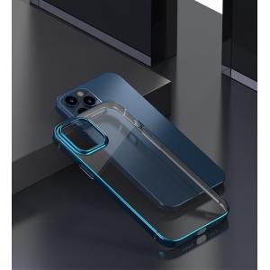BASEUS θήκη Shining για iPhone 12/12 Pro ARAPIPH61P-MD03, διάφανη-μπλε | Αξεσουάρ κινητών | elabstore.gr
