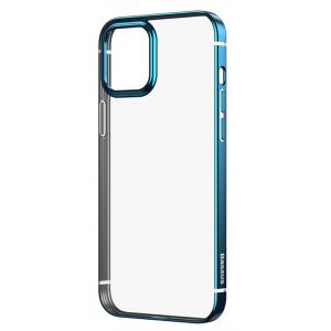 BASEUS θήκη Shining για iPhone 12/12 Pro ARAPIPH61P-MD03, διάφανη-μπλε | Αξεσουάρ κινητών | elabstore.gr