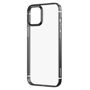 BASEUS θήκη Shining για iPhone 12 Pro Max ARAPIPH67N-MD01, διάφανη-μαύρη | Αξεσουάρ κινητών | elabstore.gr