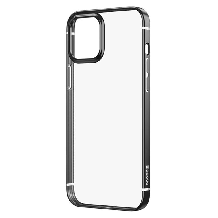 BASEUS θήκη Shining για iPhone 12 Pro Max ARAPIPH67N-MD01, διάφανη-μαύρη | eLabstore.gr BASEUS θήκη Shining για iPhone 12 Pro Max ARAPIPH67N-MD01, διάφανη-μαύρη | Αξεσουάρ κινητών | elabstore.gr
