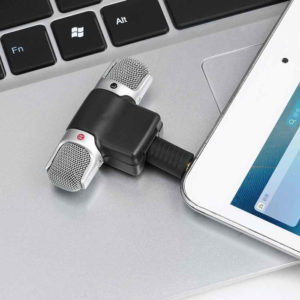 POWERTECH mini μικρόφωνο CAB-J041, stereo, 3.5mm | Συνοδευτικά PC | elabstore.gr