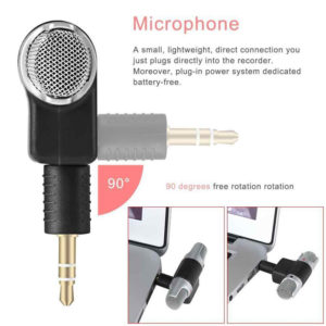 POWERTECH mini μικρόφωνο CAB-J041, stereo, 3.5mm | Συνοδευτικά PC | elabstore.gr