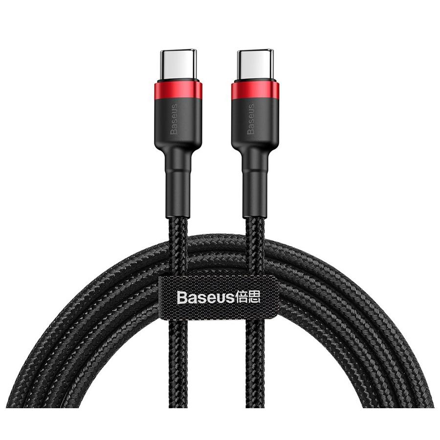 BASEUS καλώδιο USB Type-C CATKLF-G91, 3A 60W, PD2.0, 1m, μαύρο-κόκκινο | eLabstore.gr BASEUS καλώδιο USB Type-C CATKLF-G91, 3A 60W, PD2.0, 1m, μαύρο-κόκκινο | Αξεσουάρ κινητών | elabstore.gr